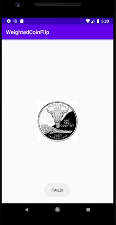 Weighted Coin Flip - Screenshot 2