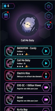 EXO Tiles Hop: KPOP EDM Rush - Screenshot 1