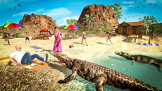 Angry crocodile beach attack - Screenshot 2