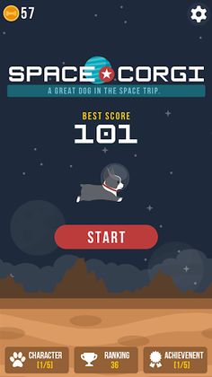 Space Corgi - Jumping Dogs - Screenshot 1