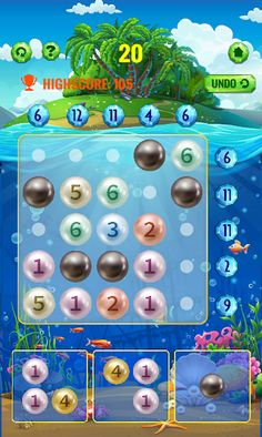 Ten Pearls - Number puzzle gam - Screenshot 2