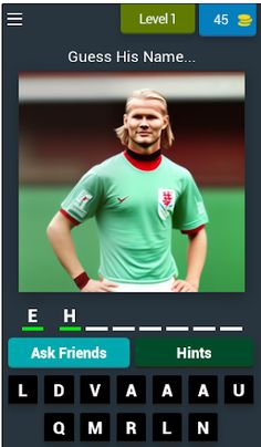 Football Player Guessing Game - Screenshot 1