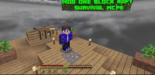 one block raft survival mcpe - Screenshot 1