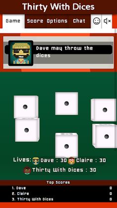 Thirty With Dices - Screenshot 2