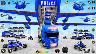 Police Car Transport Games 3D - Screenshot 2