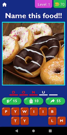 Guess The American Food Game - Screenshot 1