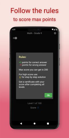 9th Grade Math Challenge - Screenshot 4