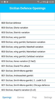 Chess - Sicilian Defence Openi - Screenshot 1