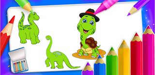 Dinosaur Coloring Book Game - Screenshot 1