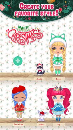 Magic Christmas Dress Up Games - Screenshot 1