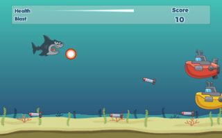 One Button Laser Shark - Screenshot 3