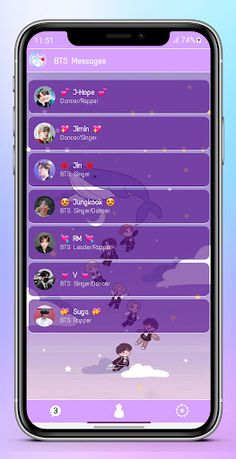BTS Messenger: Chat Simulation - Screenshot 2