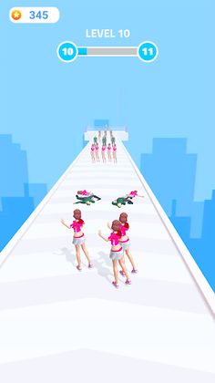Girls Attack Count Masters 3D - Screenshot 1