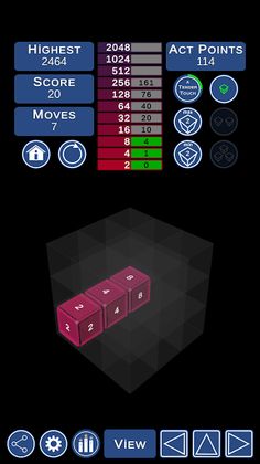 2048 In 3D - Screenshot 2