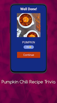 Pumpkin Chili Recipe Trivia - Screenshot 2