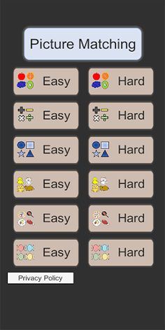 Picture Matching-Memory Game - Screenshot 1