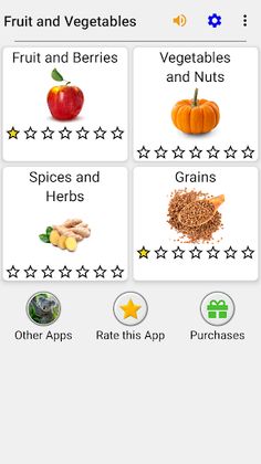 Fruit and Vegetables - Quiz - Screenshot 3