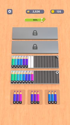 Pencil Sort 3D - Screenshot 2