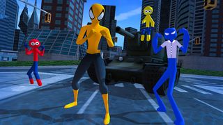 Stickman Survival Hero Spider - Screenshot 2