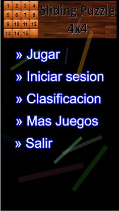 Sliding Puzzle 4x4 - Screenshot 1
