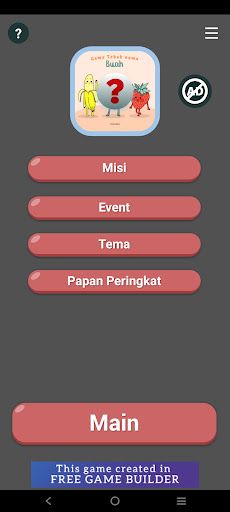 Game Tebak Nama Buah - Screenshot 1