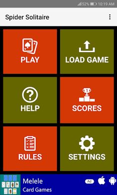 Spider Solitaire - Screenshot 1