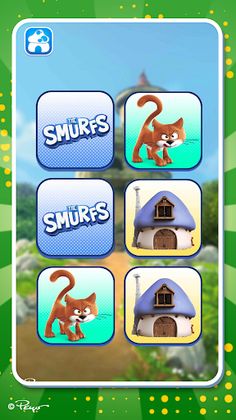 The Smurfs - Educational Games - Screenshot 1