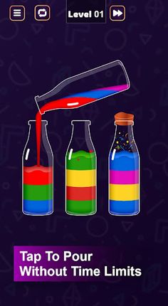 Color Water Sort Puzzle Game - Screenshot 1