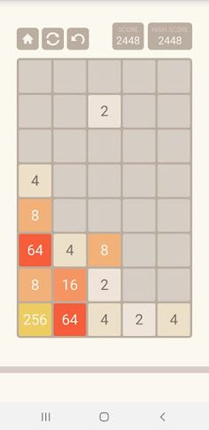 2048 Classic number puzzle - Screenshot 1