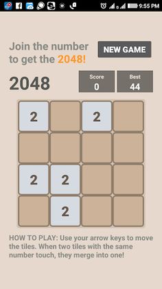 2048 Puzzle Game - Screenshot 1