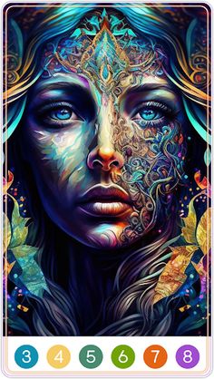 Tattoo Color by Number Game - Screenshot 2