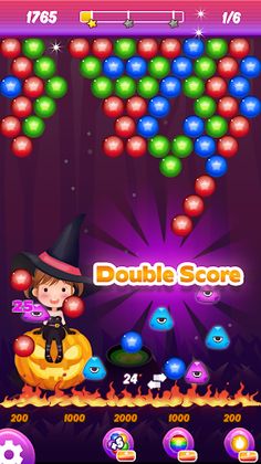 Bubble Shooter: Dark Halloween - Screenshot 1