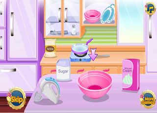 chocolate ice cream maker game - Screenshot 2