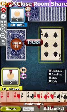 Gin Rummy Nidink - Screenshot 2