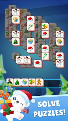 Christmas Mahjong - Xmas Games - Screenshot 2