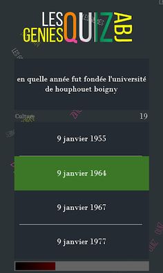 LES GENIES QUIZ ABIDJAN 2021 - Screenshot 2