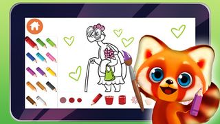 Coloring for kids with Rocky - Screenshot 3