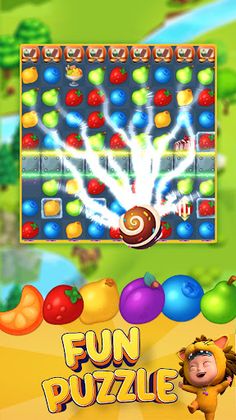 Fruit & Food: Puzzle Saga - Screenshot 2