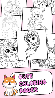 Kawaii coloring: Paint & Color - Screenshot 5