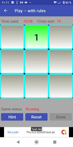 Magic Squares - Screenshot 1