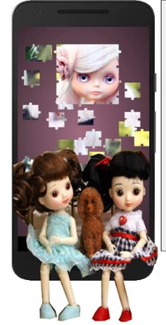 Cute Dolls Jigsaw Slide Puzzle - Screenshot 2