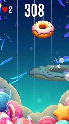 Donut Piano Rhythm - Screenshot 2