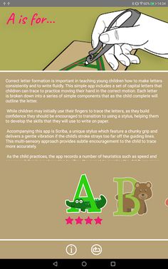 A is for... - Learn better let - Screenshot 1