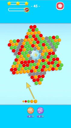 Bubble Spin Shooter:Sky Garden - Screenshot 2