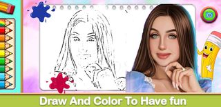 Lady Diana Coloring Game - Screenshot 3