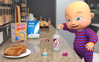 Naughty Twin Baby Simulator 3D - Screenshot 1