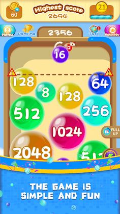 2048 Bubble Merger - Screenshot 1