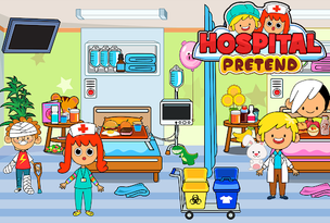 My Pretend Hospital Town Life - Screenshot 1