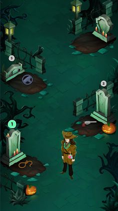 Graveyard Puzzle - Screenshot 1