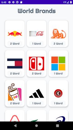 Famous World Brand Logo Quiz - Screenshot 3